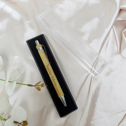 Engraved Bamboo Pens