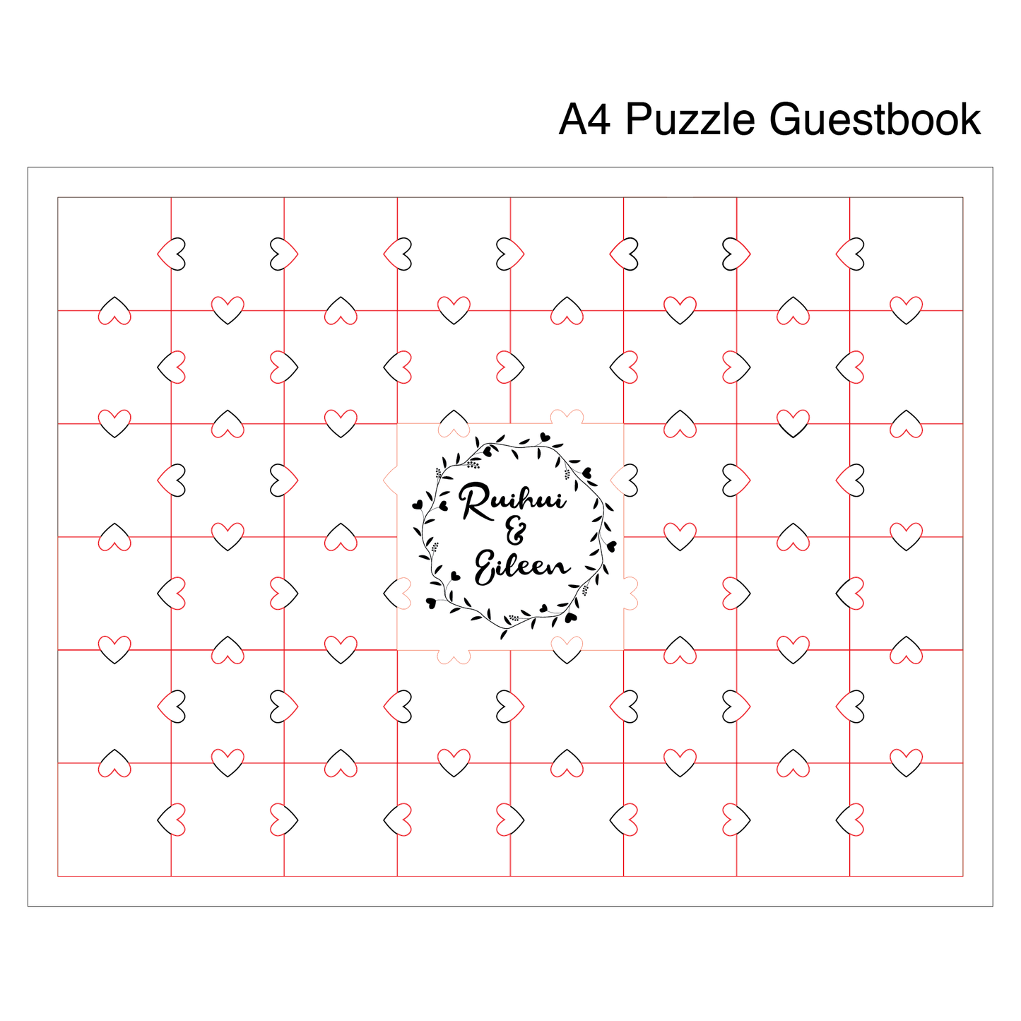 Wedding Puzzle Guestbook - Clik Clok